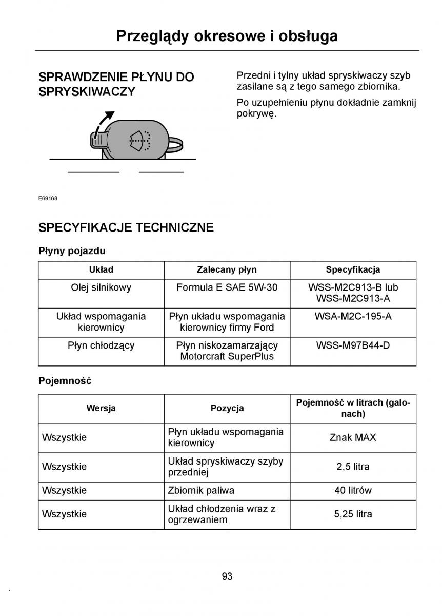 Ford Ka I 1 instrukcja obslugi / page 95