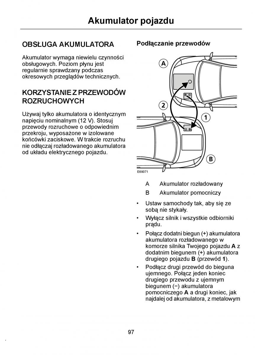 Ford Ka I 1 instrukcja obslugi / page 99