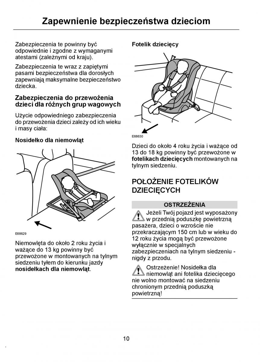 Ford Ka I 1 instrukcja obslugi / page 12