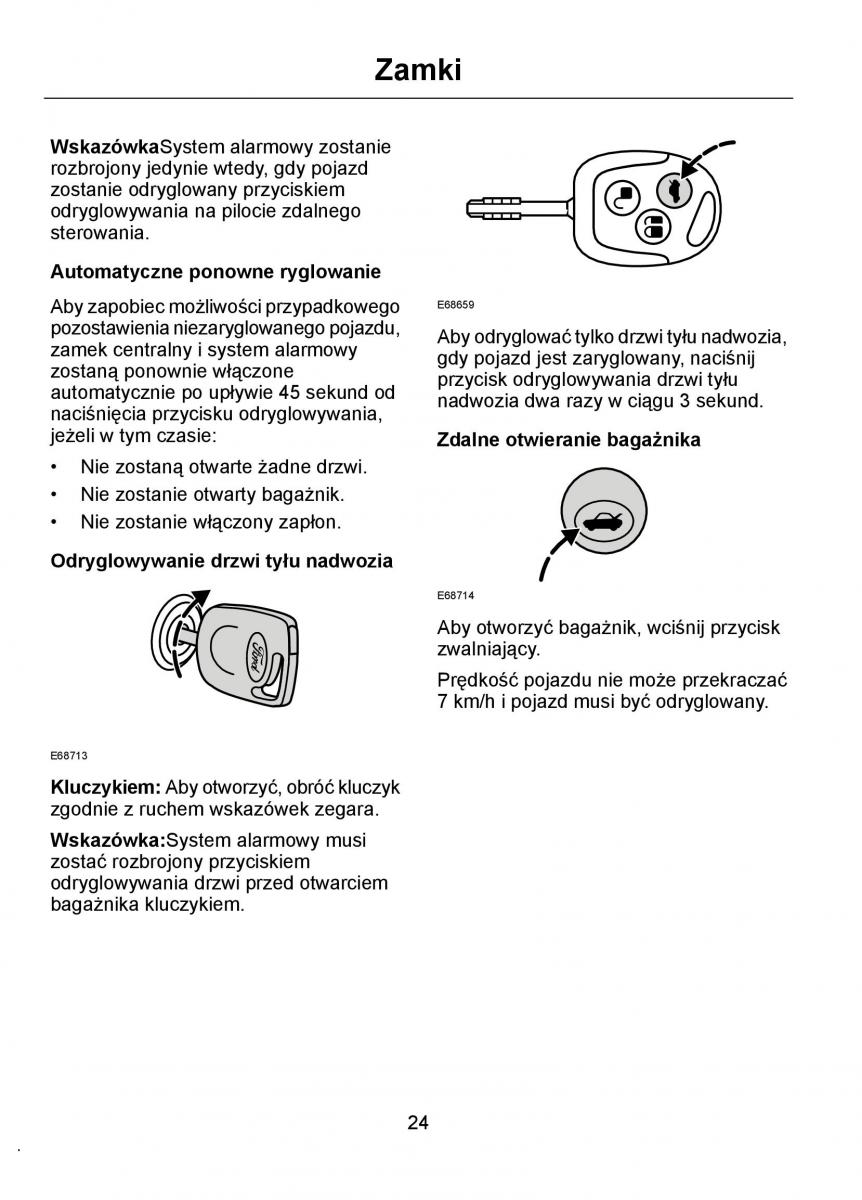 Ford Ka I 1 instrukcja obslugi / page 26