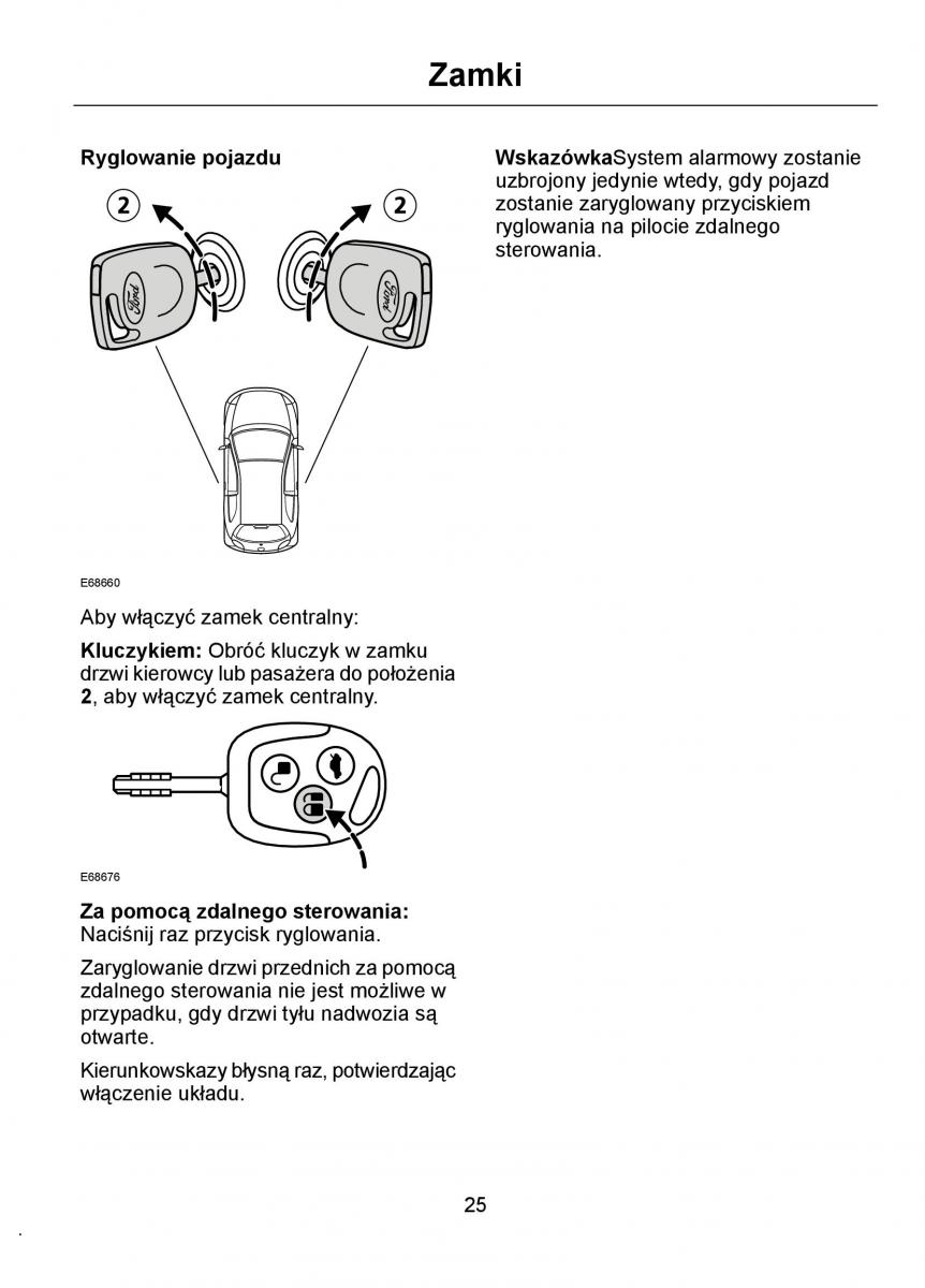 Ford Ka I 1 instrukcja obslugi / page 27