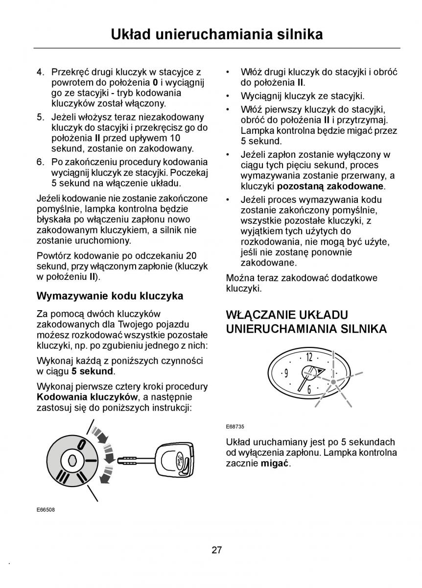 Ford Ka I 1 instrukcja obslugi / page 29