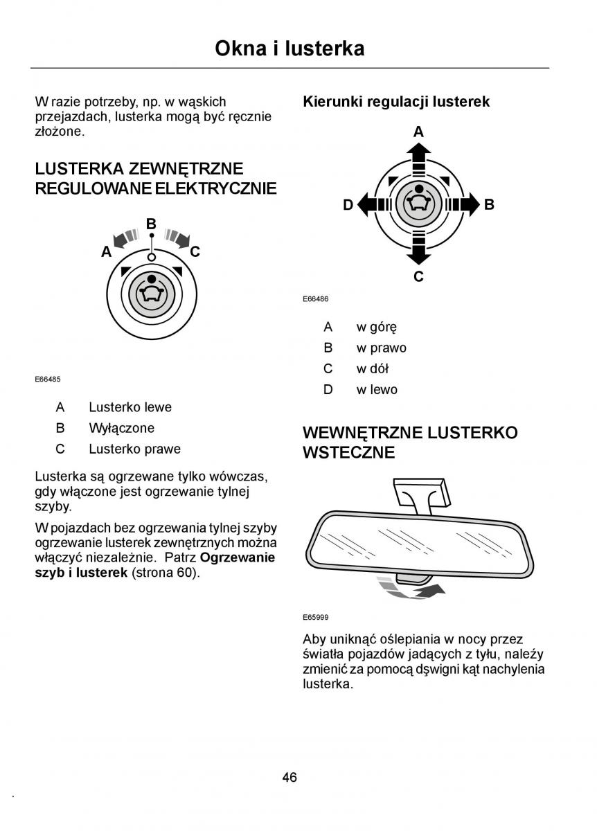 Ford Ka I 1 instrukcja obslugi / page 48