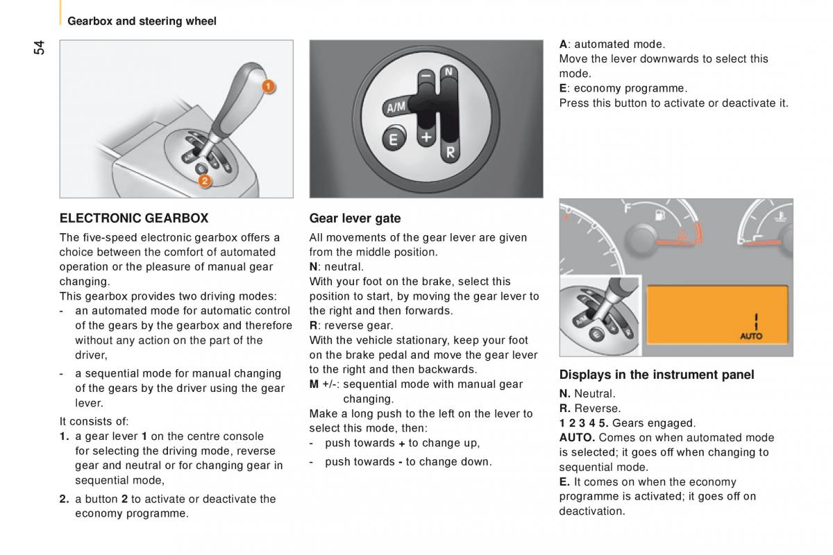 manual Citroen Nemo Citroen Nemo owners manual / page 56