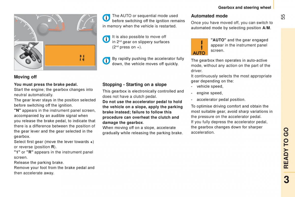 manual Citroen Nemo Citroen Nemo owners manual / page 57