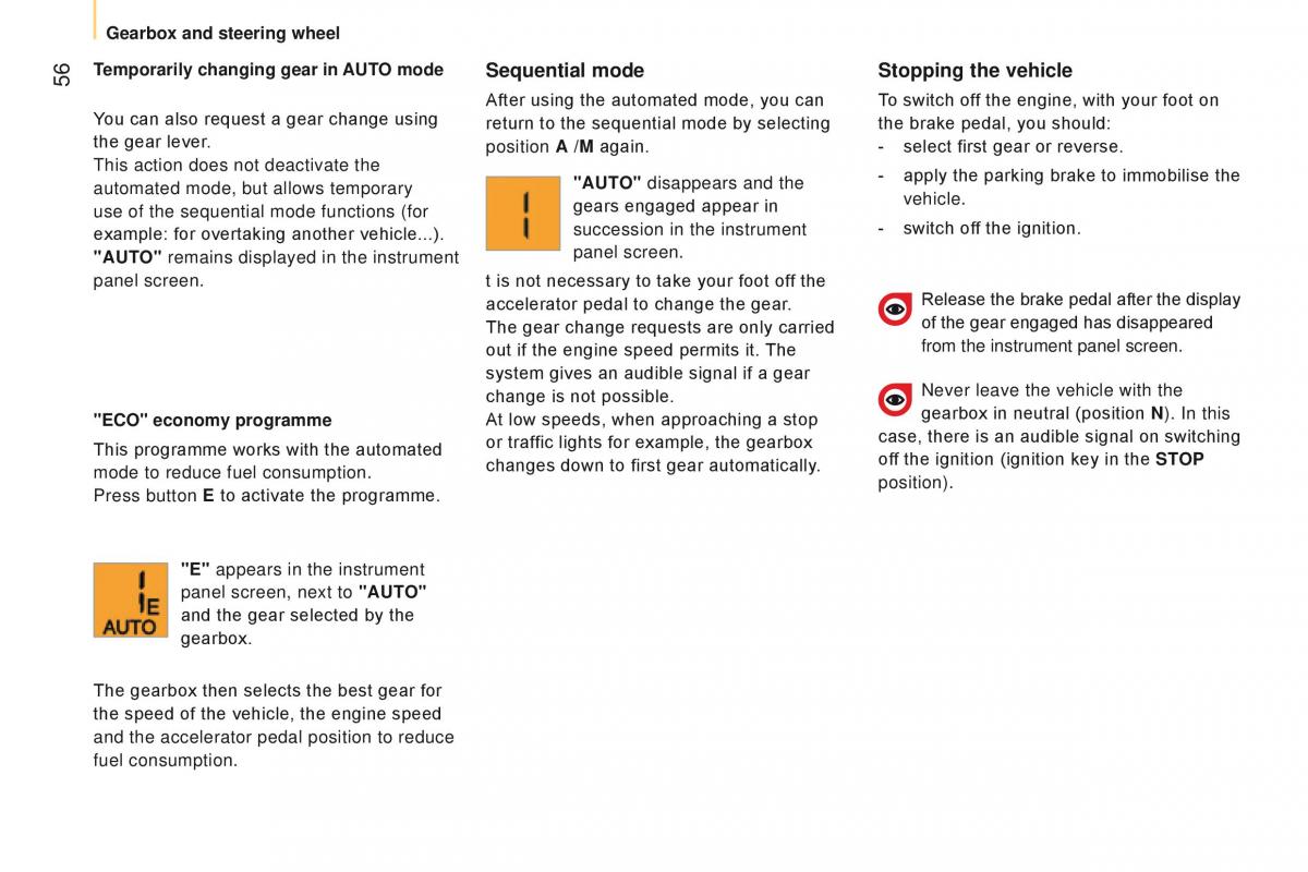 manual Citroen Nemo Citroen Nemo owners manual / page 58