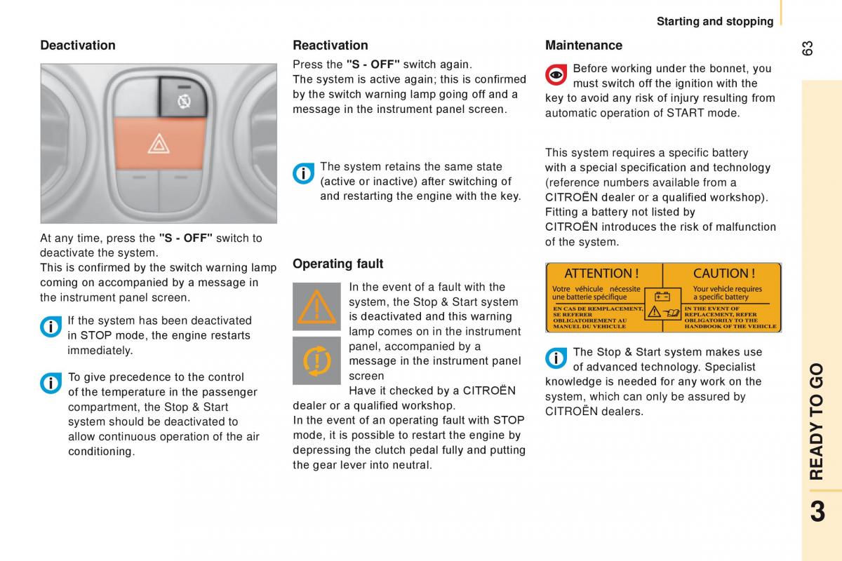 manual Citroen Nemo Citroen Nemo owners manual / page 65