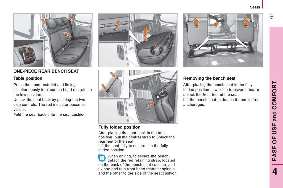 manual Citroen Nemo Citroen Nemo owners manual / page 69