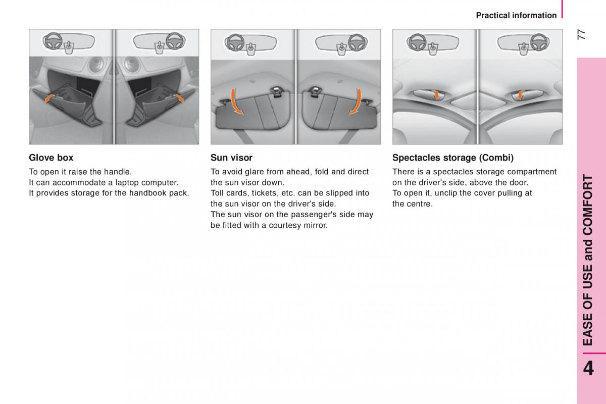 Citroen Nemo owners manual / page 79