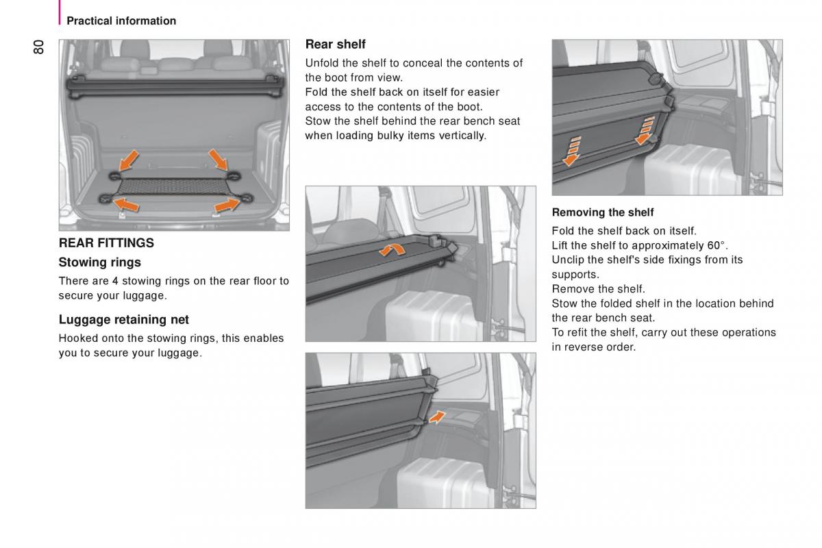 manual Citroen Nemo Citroen Nemo owners manual / page 82