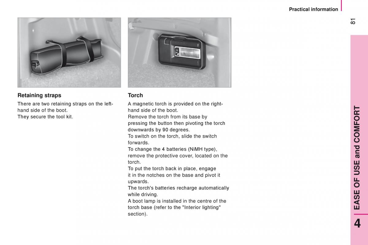 manual Citroen Nemo Citroen Nemo owners manual / page 83