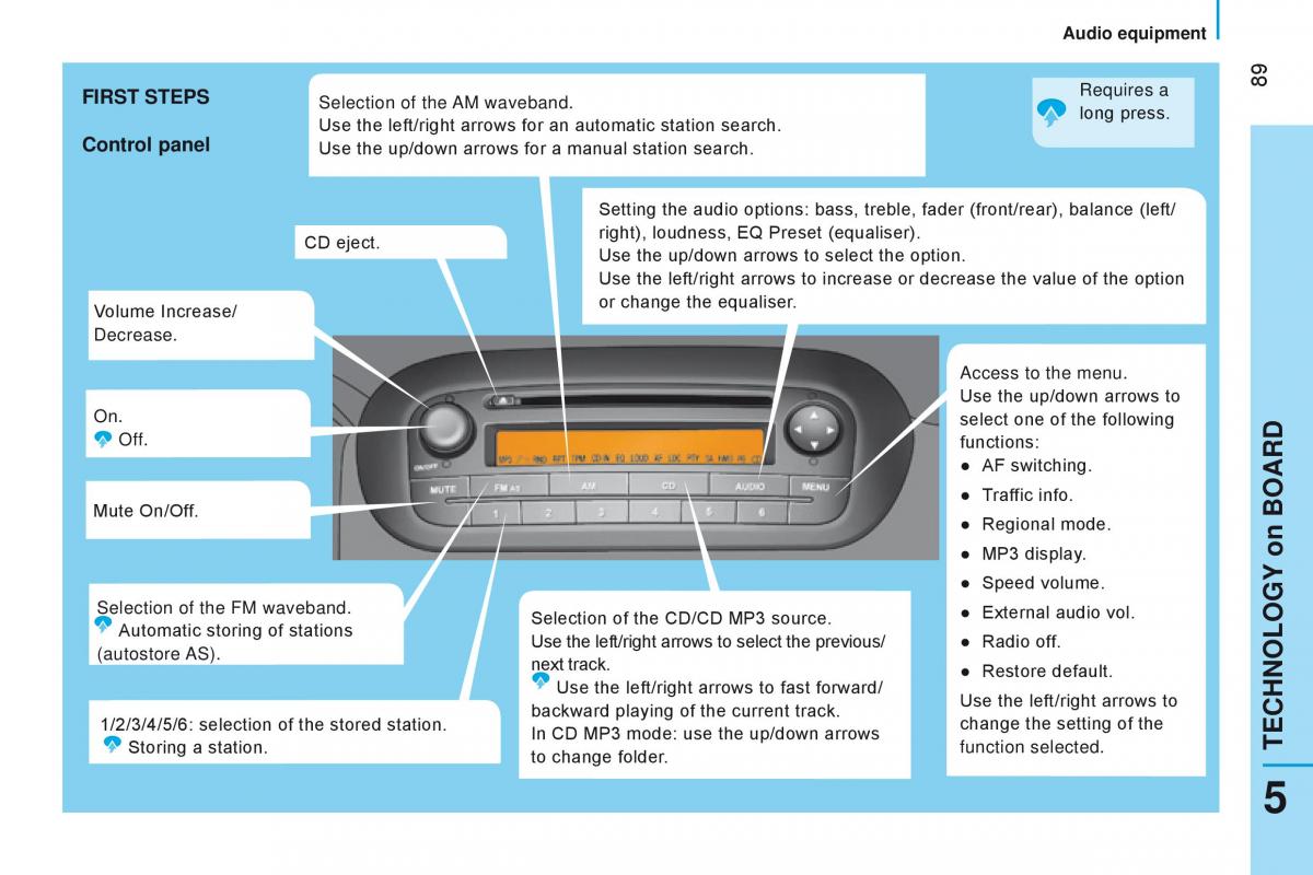 manual Citroen Nemo Citroen Nemo owners manual / page 91