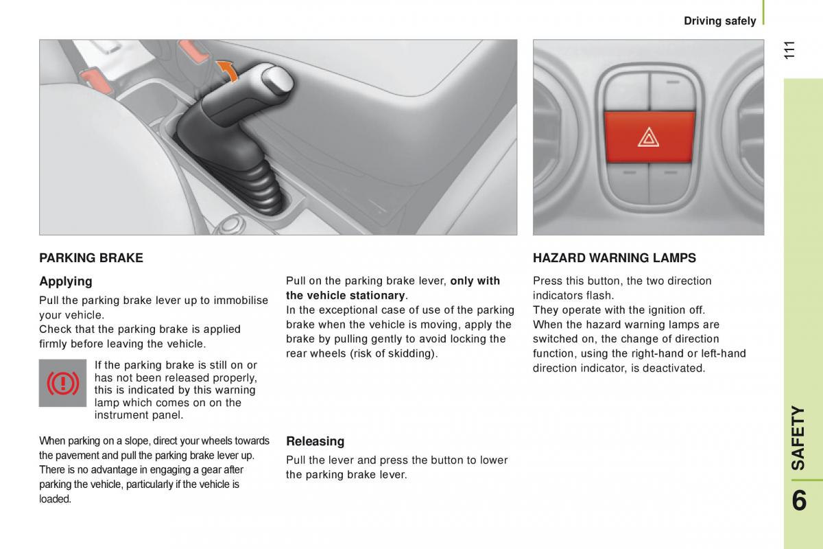 Citroen Nemo owners manual / page 113