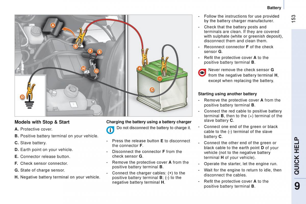 manual Citroen Nemo Citroen Nemo owners manual / page 155