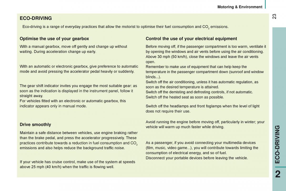 manual Citroen Nemo Citroen Nemo owners manual / page 25