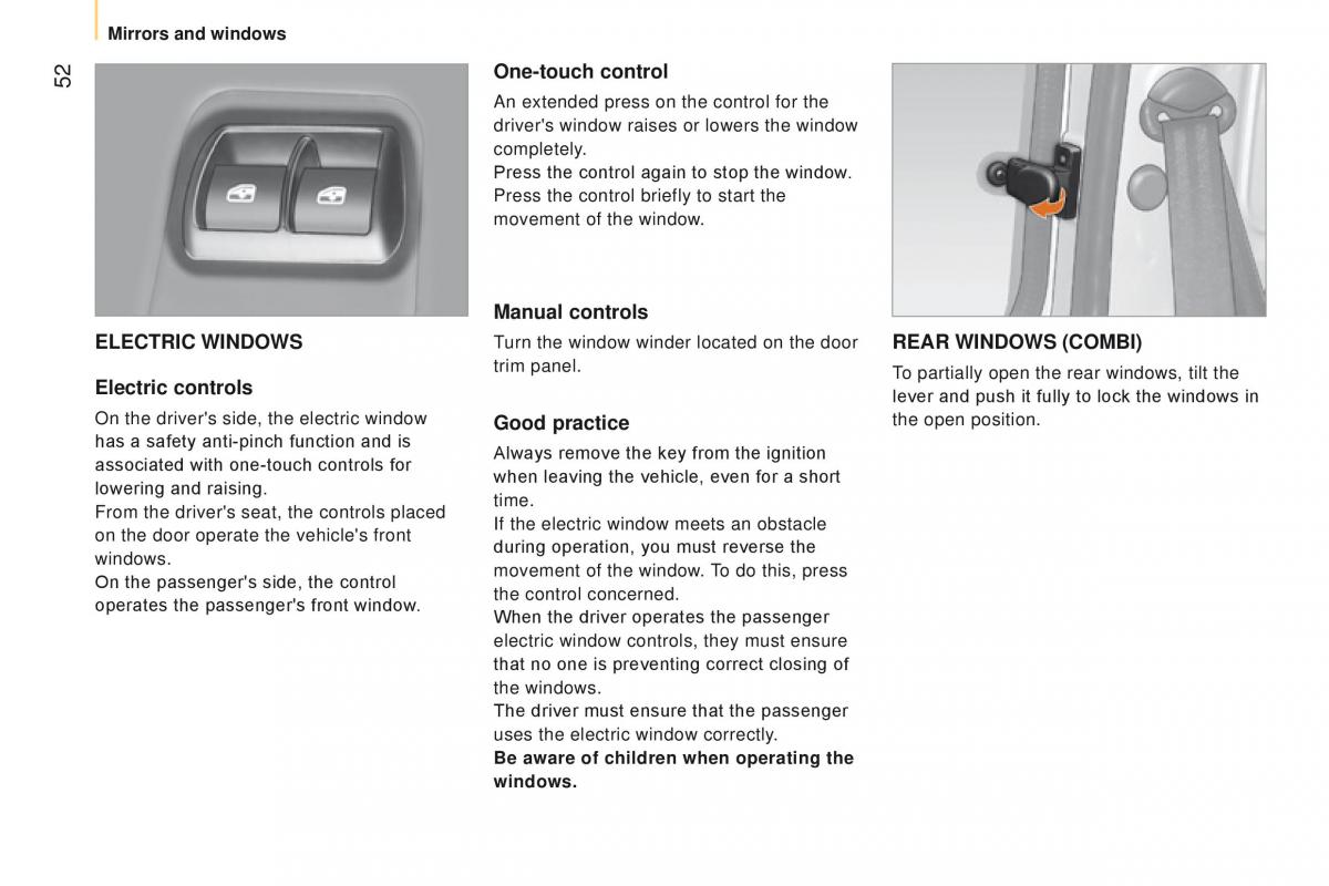 manual Citroen Nemo Citroen Nemo owners manual / page 54