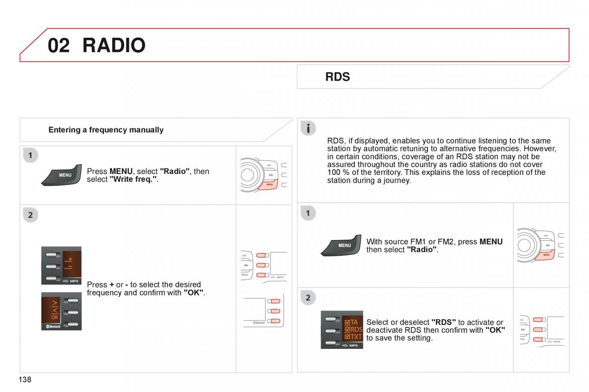 Citroen C Zero owners manual / page 140