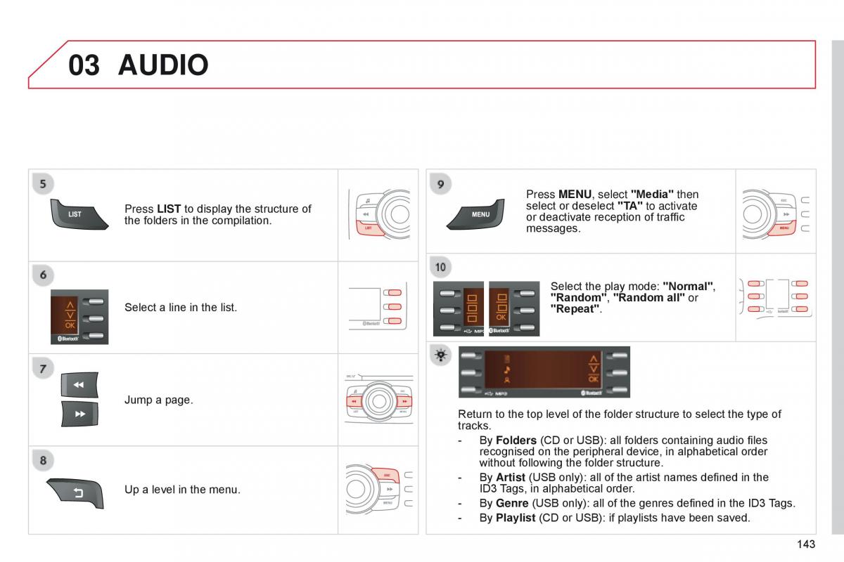 Citroen C Zero owners manual / page 145