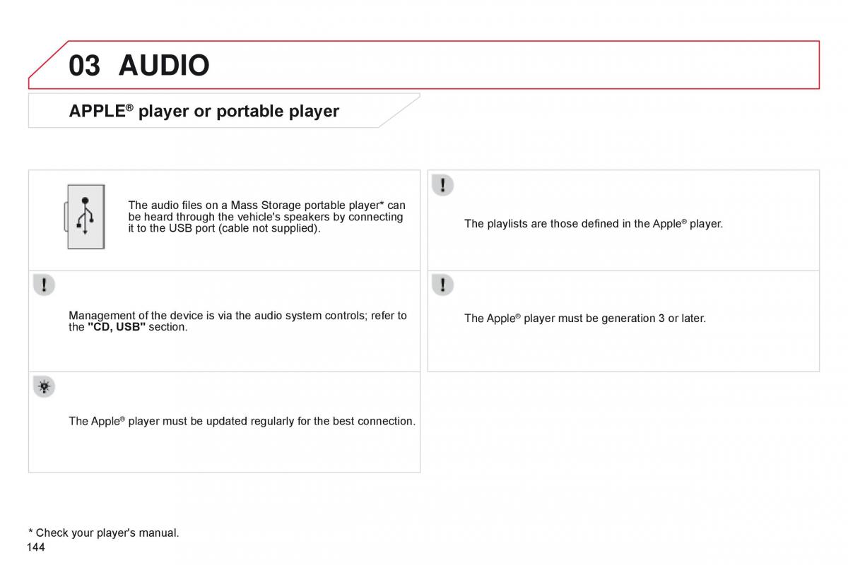 Citroen C Zero owners manual / page 146