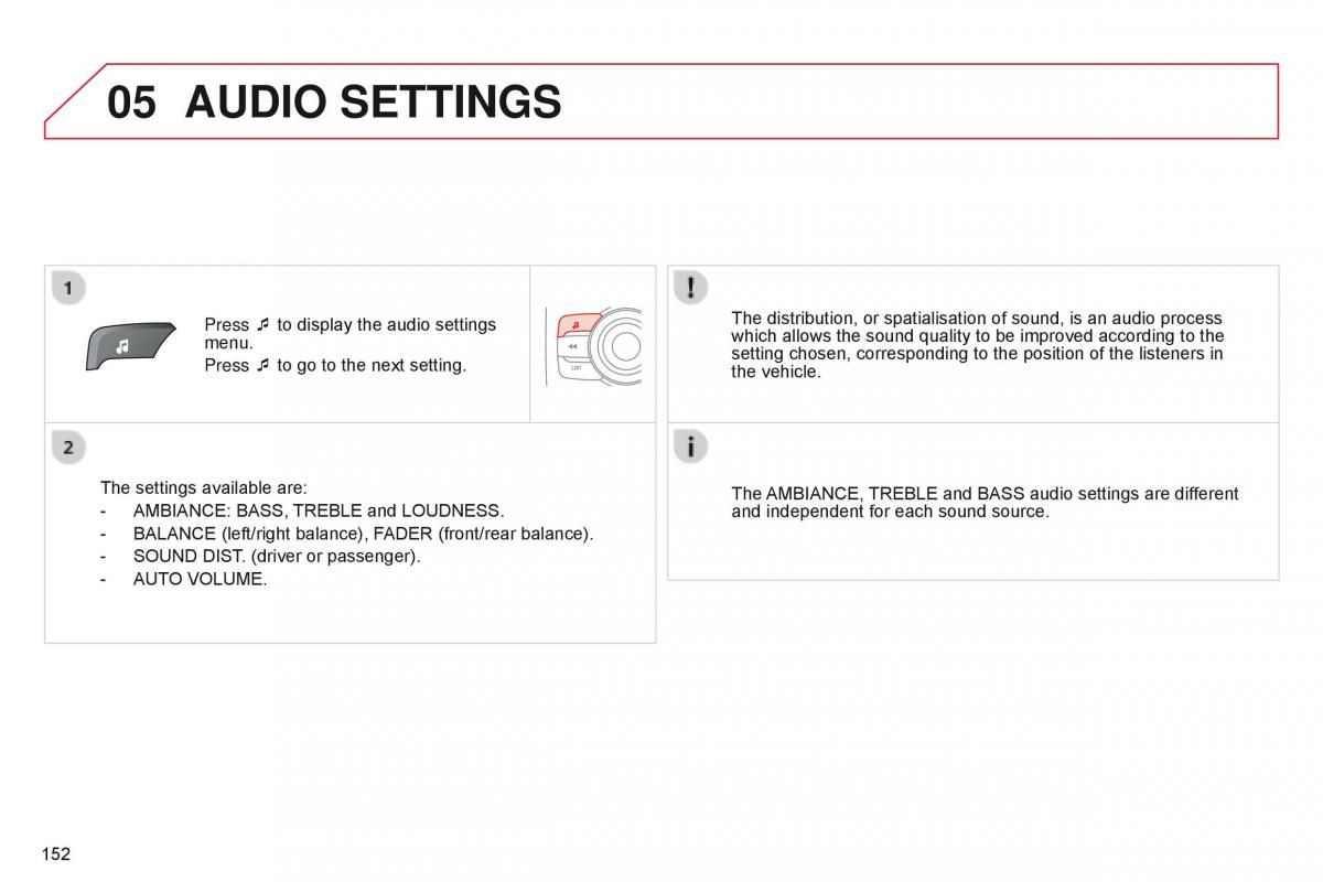 Citroen C Zero owners manual / page 154