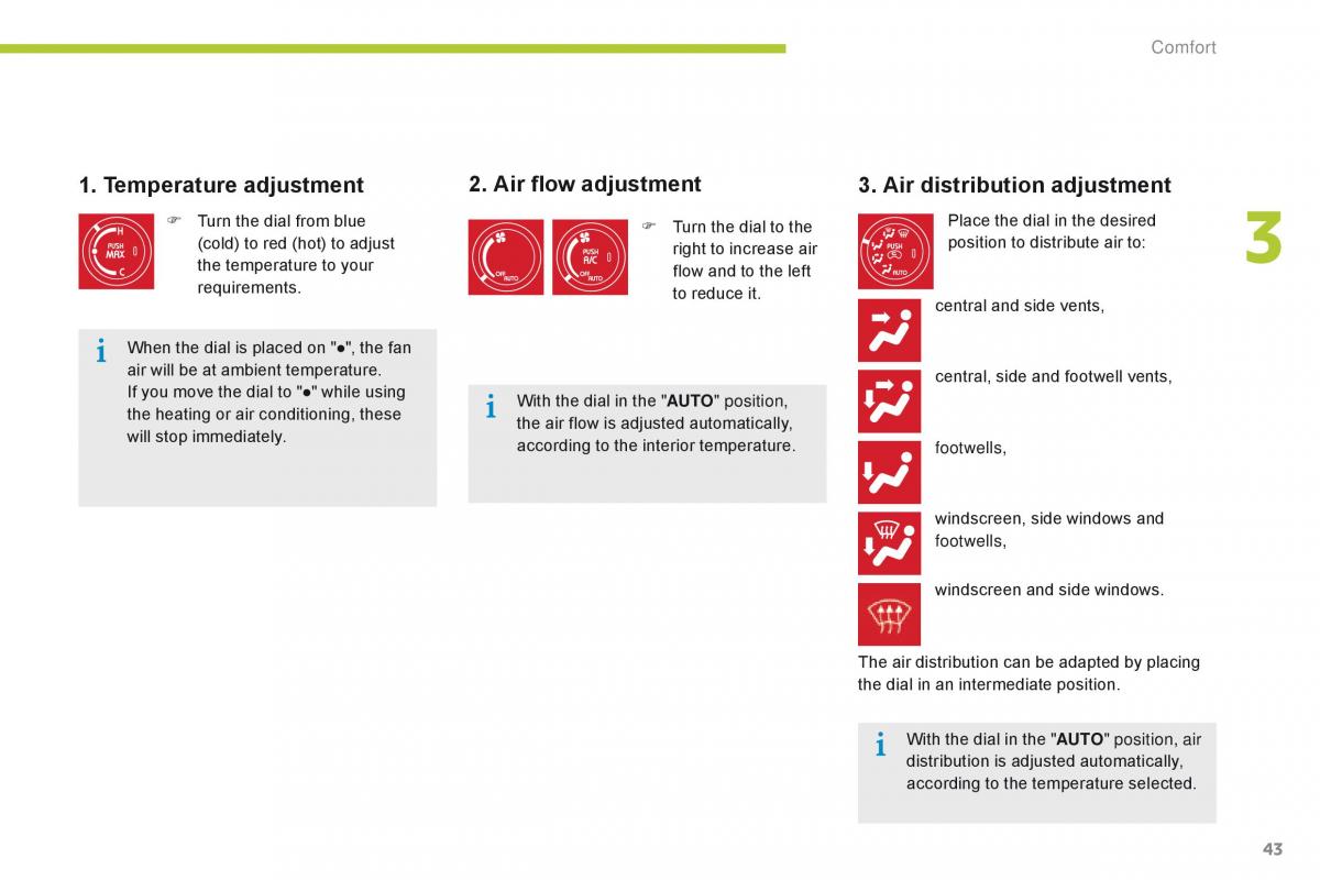 Citroen C Zero owners manual / page 45