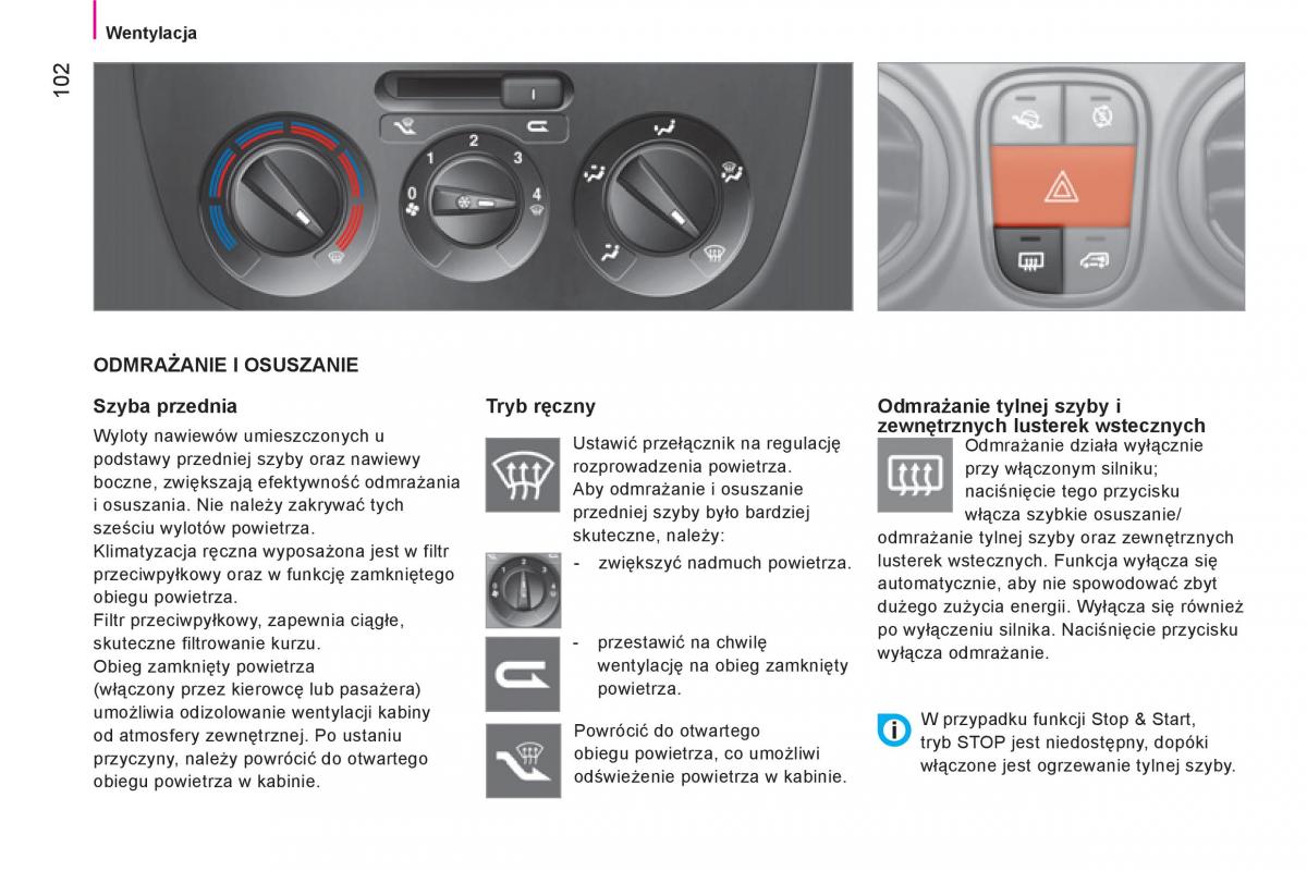 Citroen Nemo instrukcja obslugi / page 104