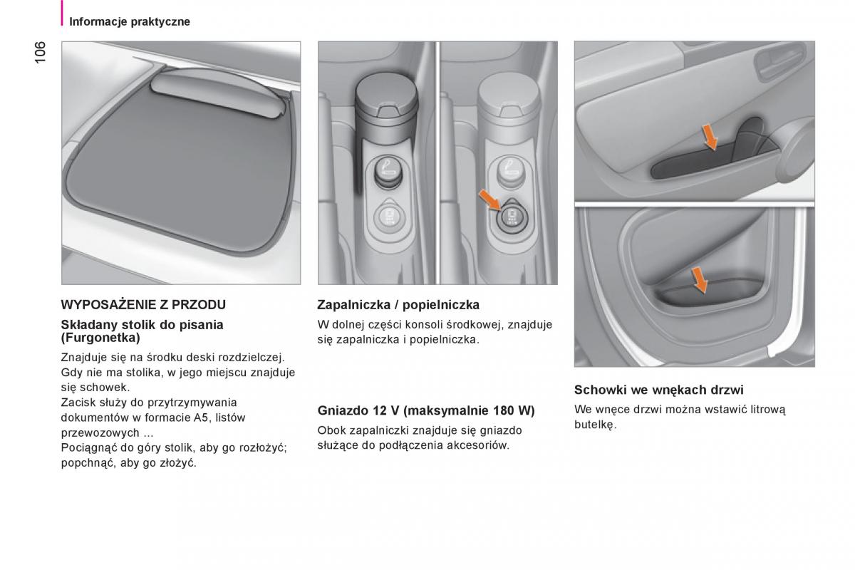 Citroen Nemo instrukcja obslugi / page 108