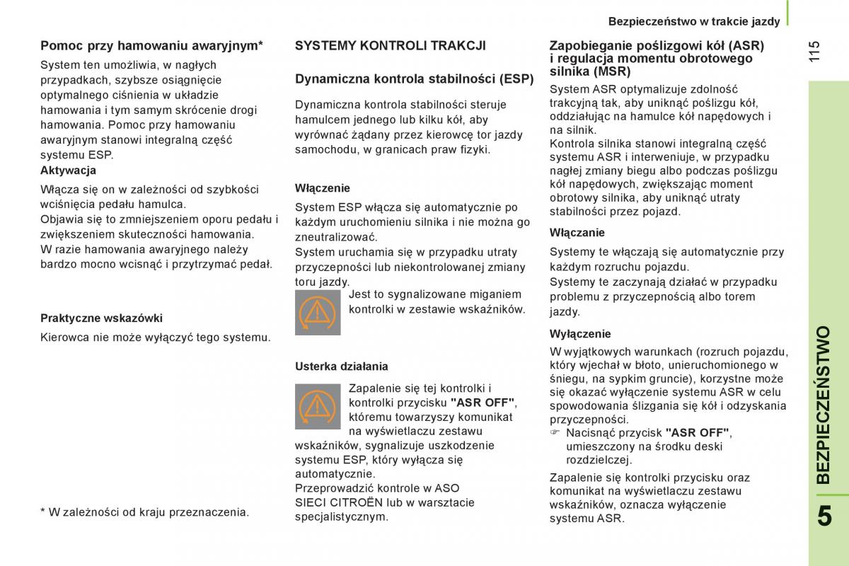 Citroen Nemo instrukcja obslugi / page 117