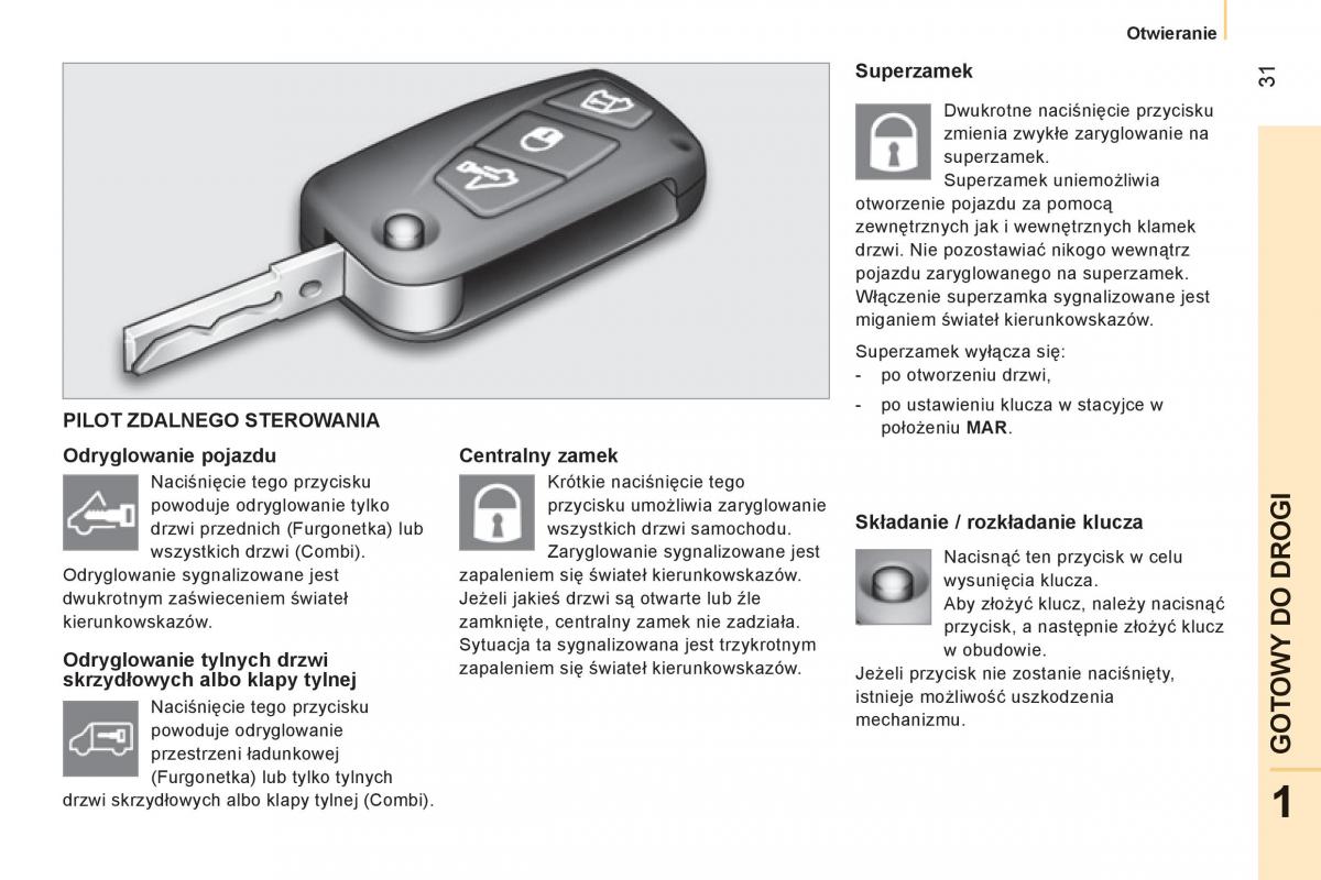 Citroen Nemo instrukcja obslugi / page 33