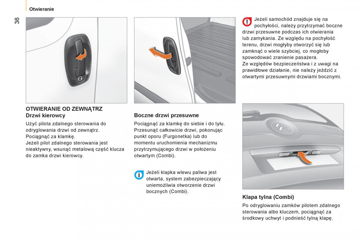 Citroen Nemo instrukcja obslugi / page 38