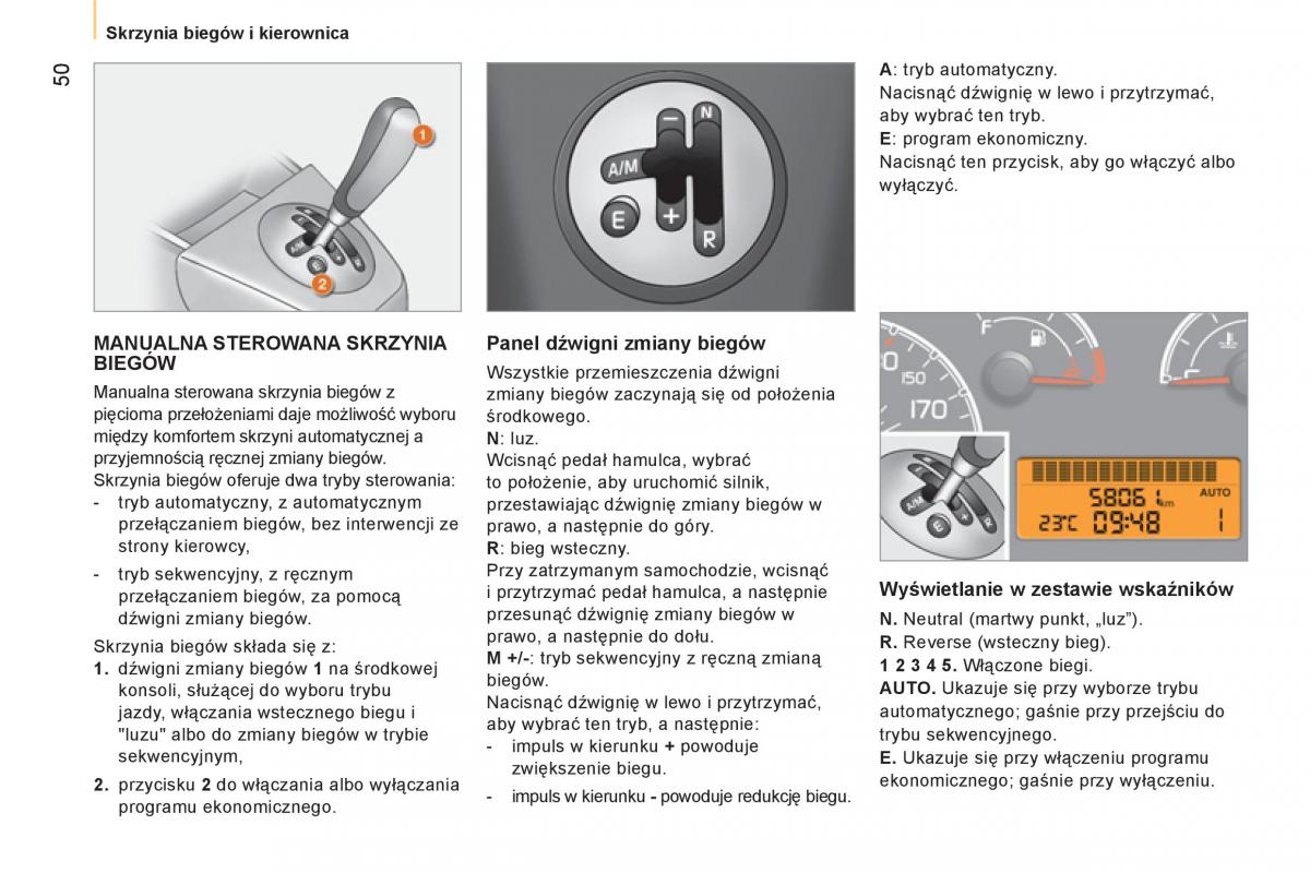 Citroen Nemo instrukcja obslugi / page 52