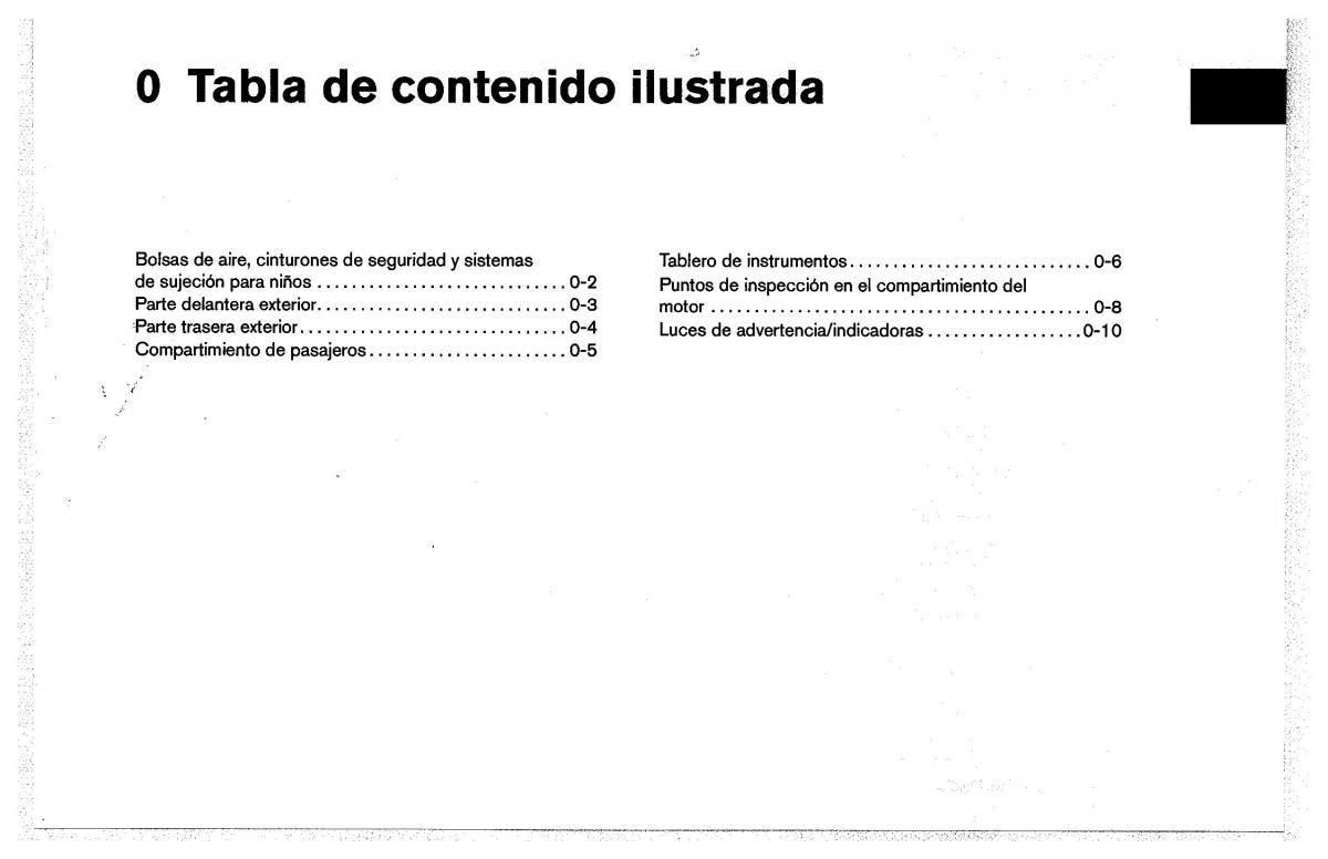 Nissan Pathfinder III 3 manual del propietario / page 9