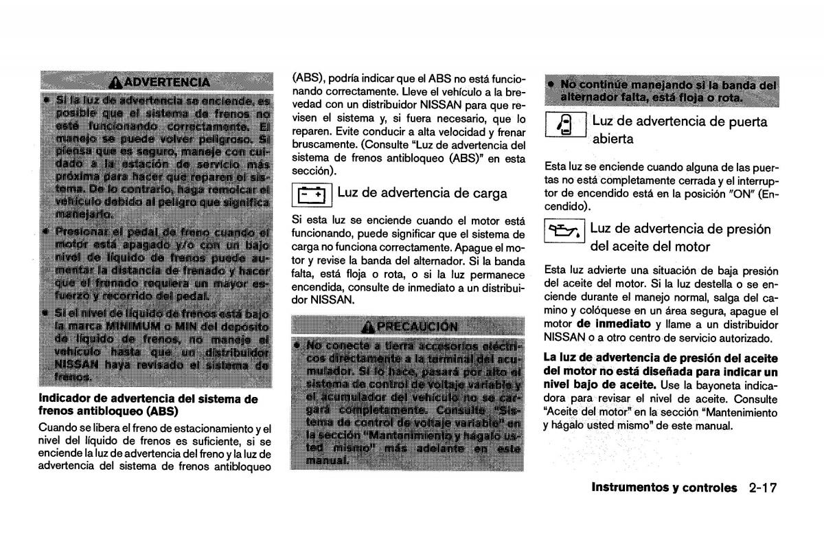 Nissan Pathfinder III 3 manual del propietario / page 109