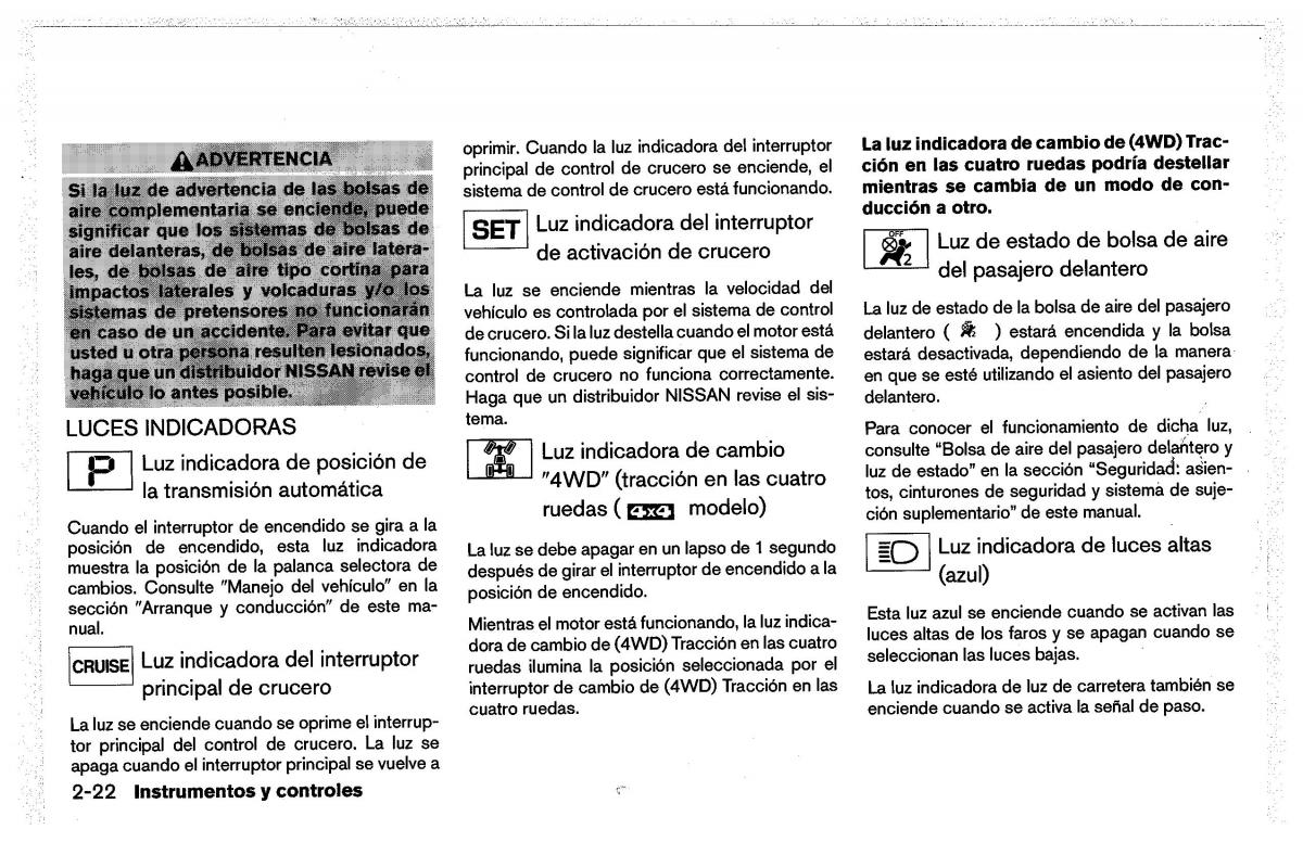 Nissan Pathfinder III 3 manual del propietario / page 114