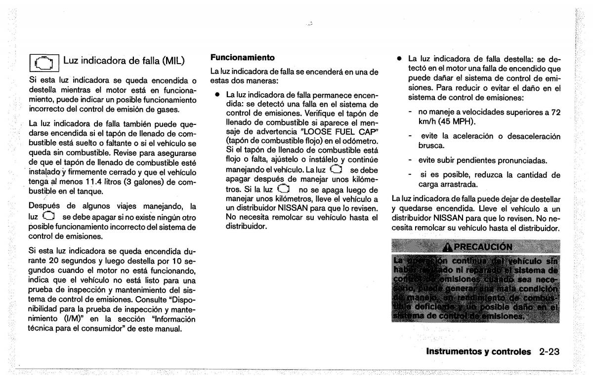 Nissan Pathfinder III 3 manual del propietario / page 115