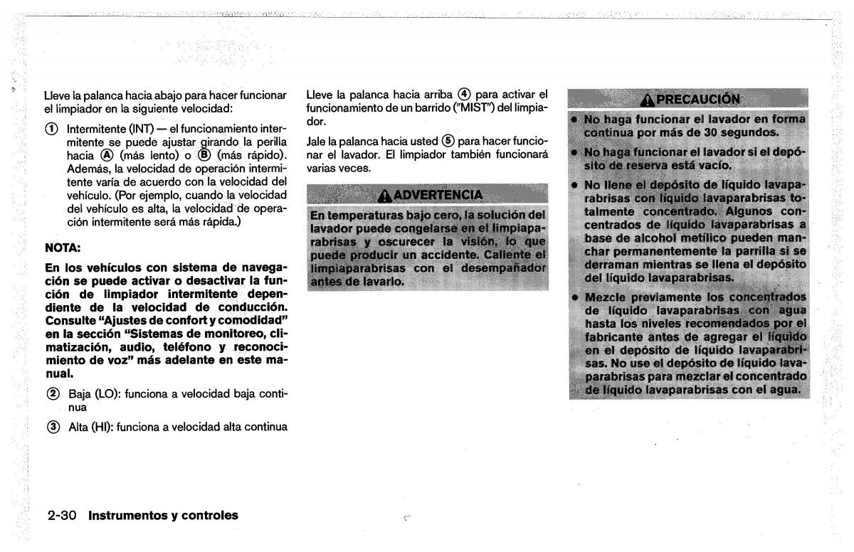 Nissan Pathfinder III 3 manual del propietario / page 122