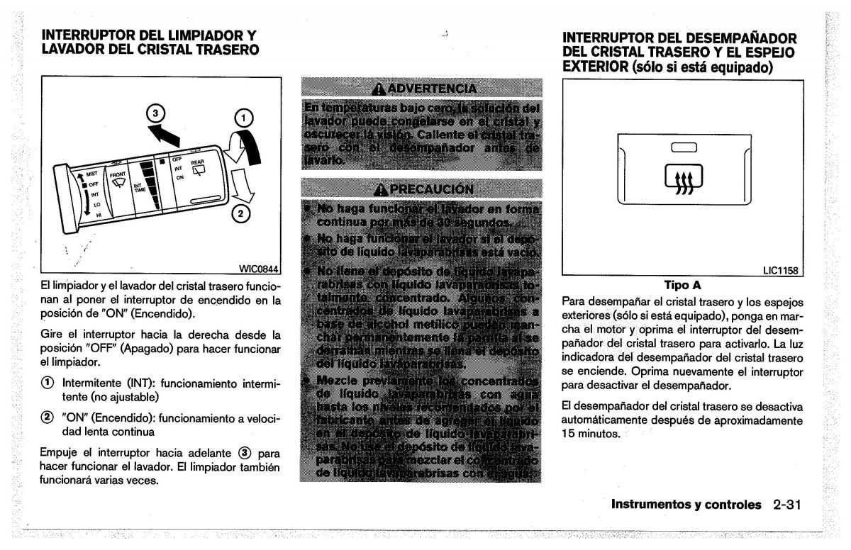 Nissan Pathfinder III 3 manual del propietario / page 123