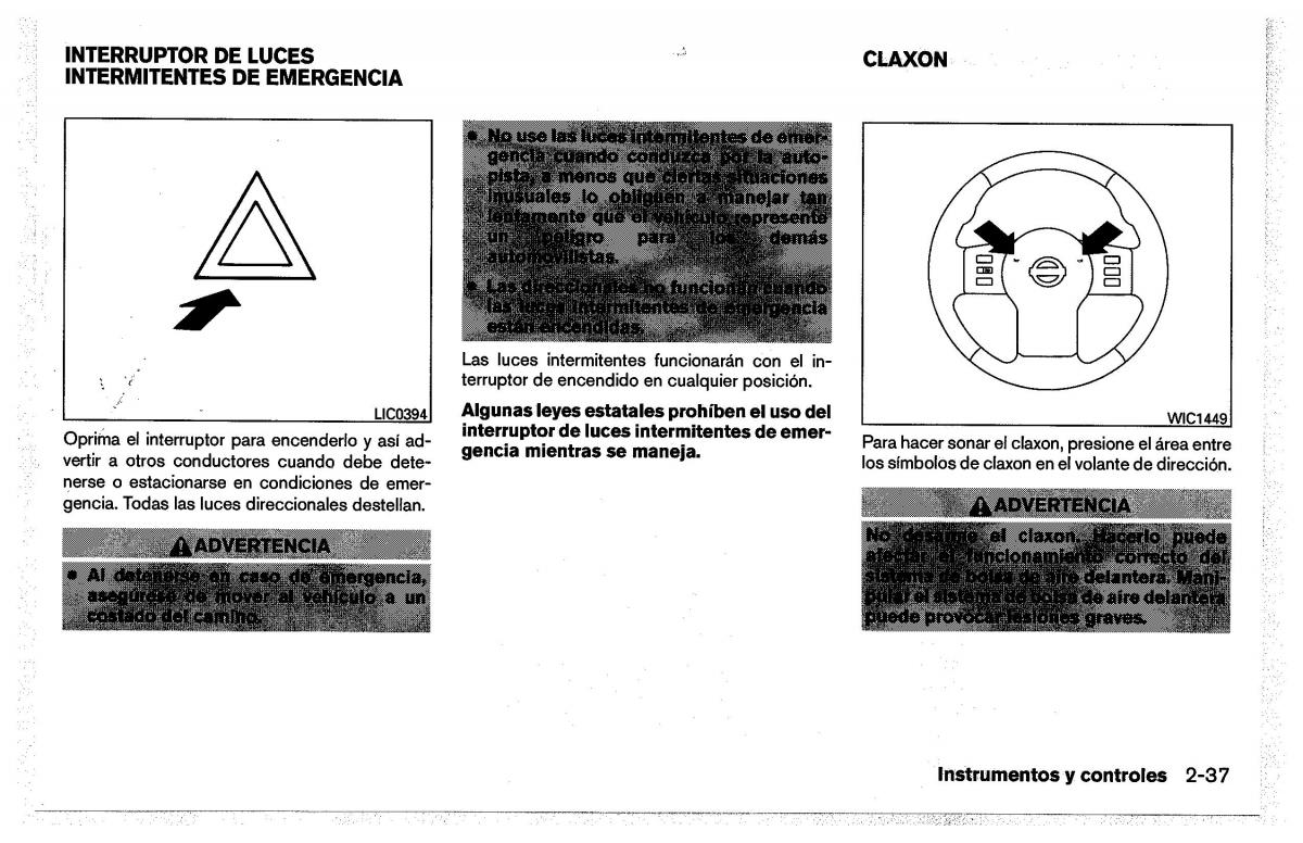 Nissan Pathfinder III 3 manual del propietario / page 129