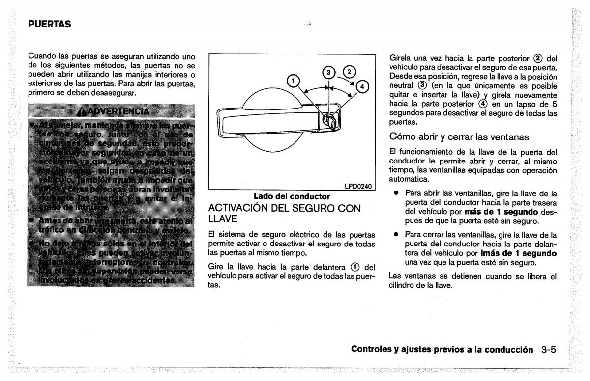 Nissan Pathfinder III 3 manual del propietario / page 159