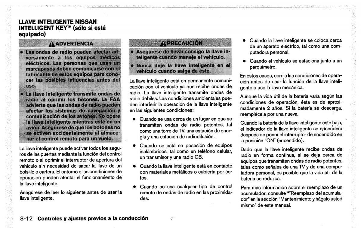 Nissan Pathfinder III 3 manual del propietario / page 166