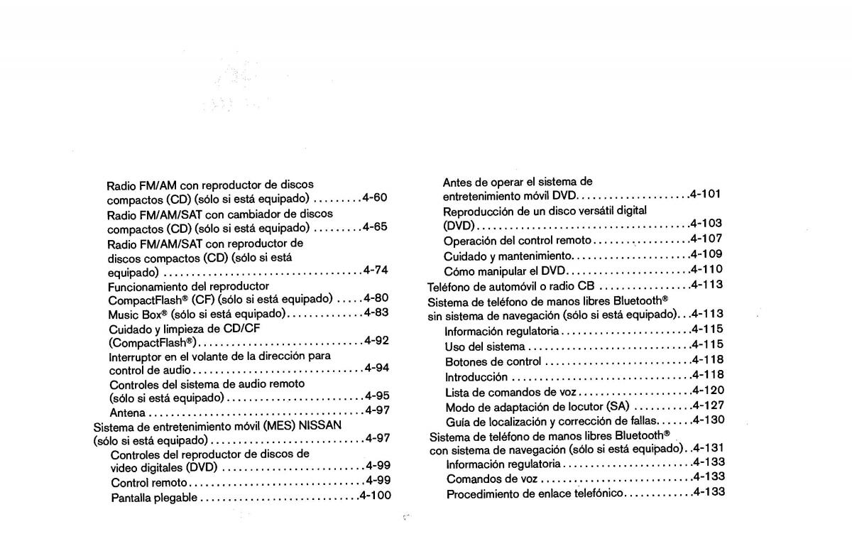 Nissan Pathfinder III 3 manual del propietario / page 192