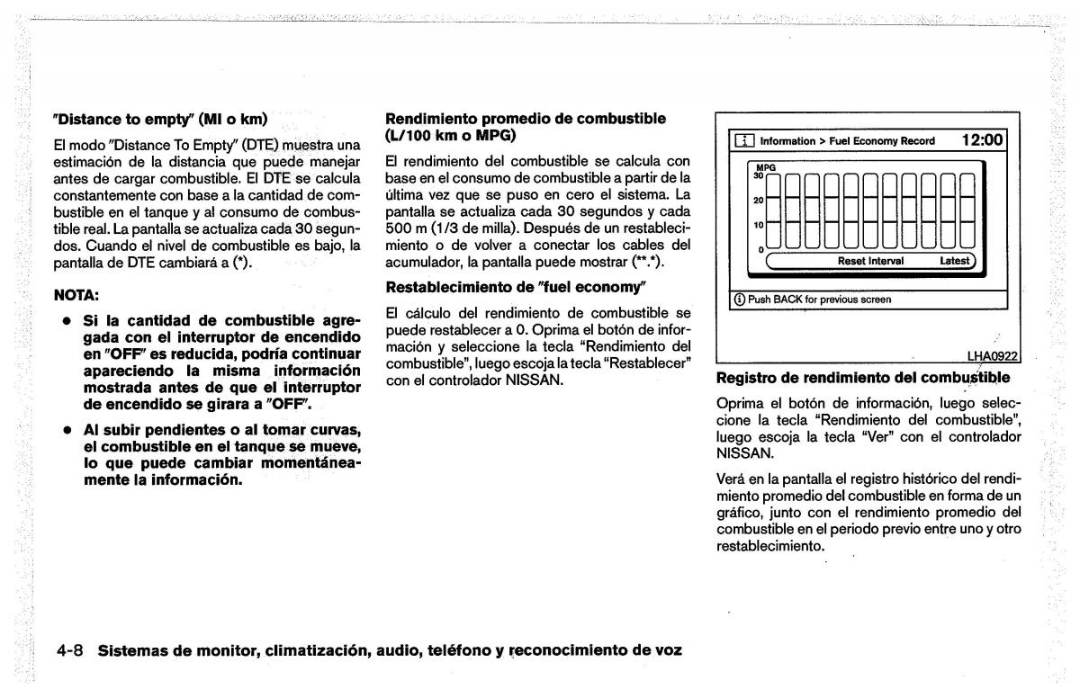 Nissan Pathfinder III 3 manual del propietario / page 198