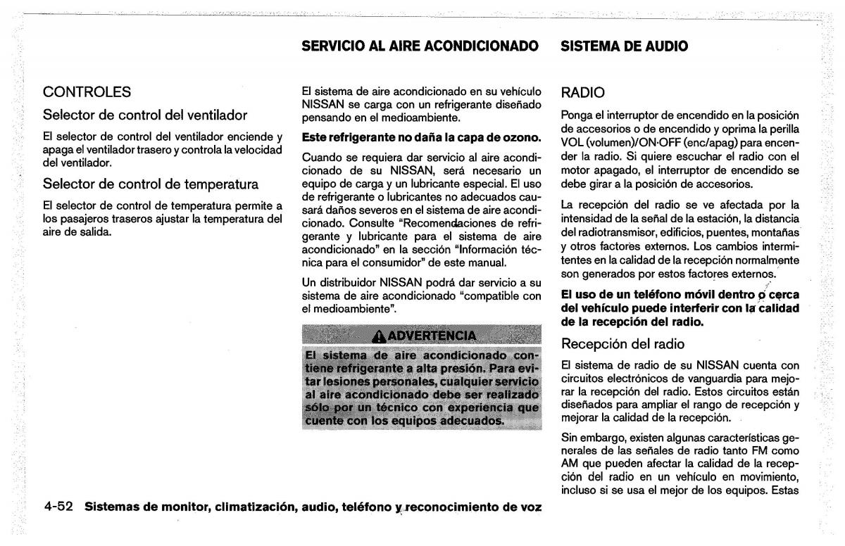 Nissan Pathfinder III 3 manual del propietario / page 242