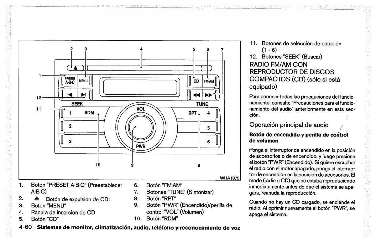 Nissan Pathfinder III 3 manual del propietario / page 250