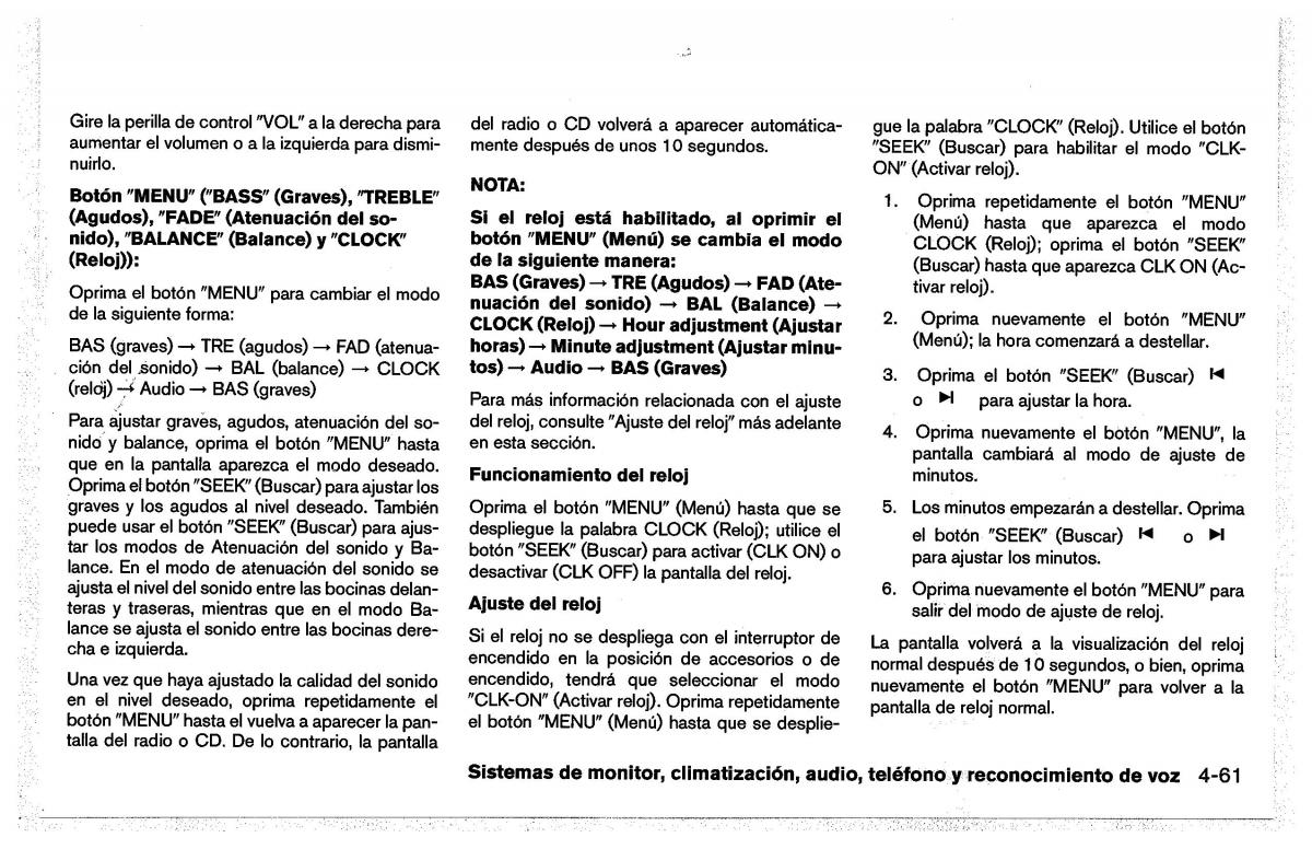 Nissan Pathfinder III 3 manual del propietario / page 251