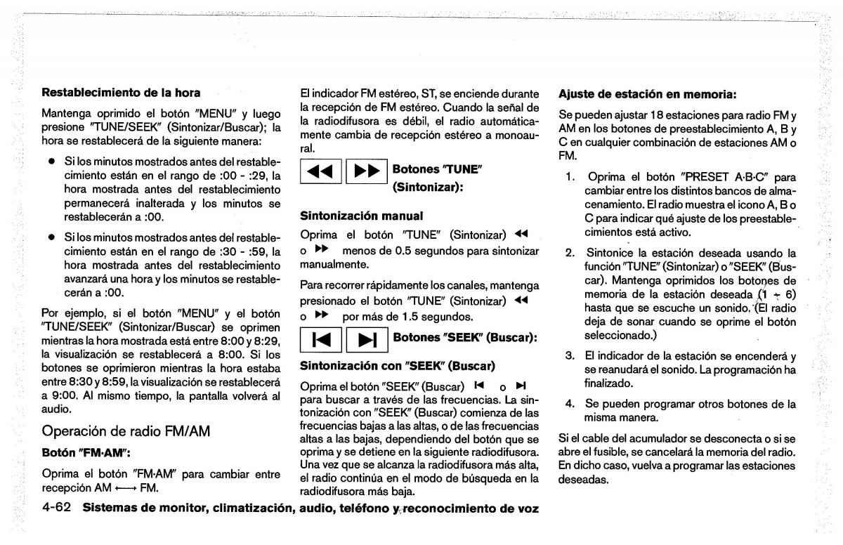 Nissan Pathfinder III 3 manual del propietario / page 252