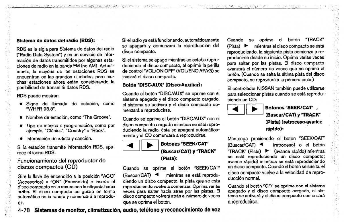 Nissan Pathfinder III 3 manual del propietario / page 268