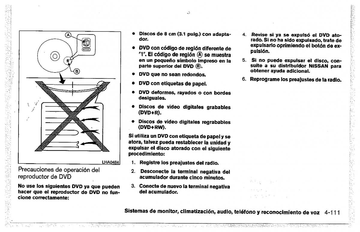 Nissan Pathfinder III 3 manual del propietario / page 301