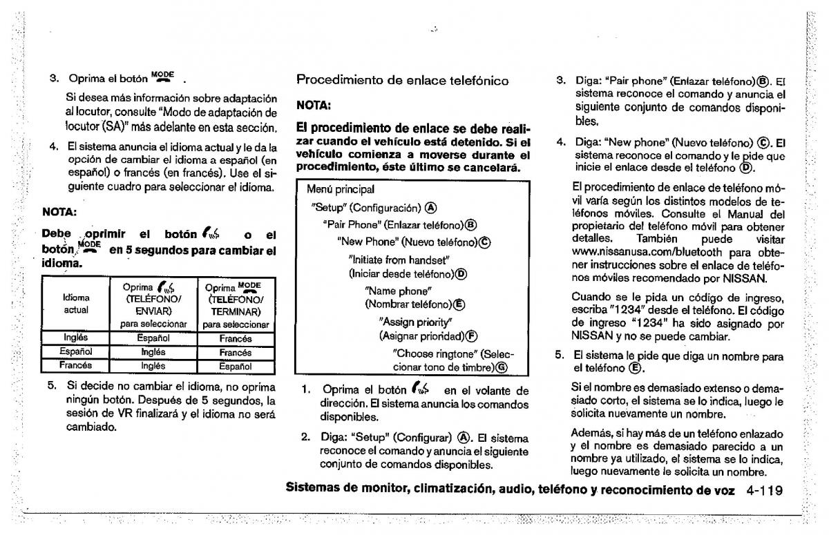 Nissan Pathfinder III 3 manual del propietario / page 309