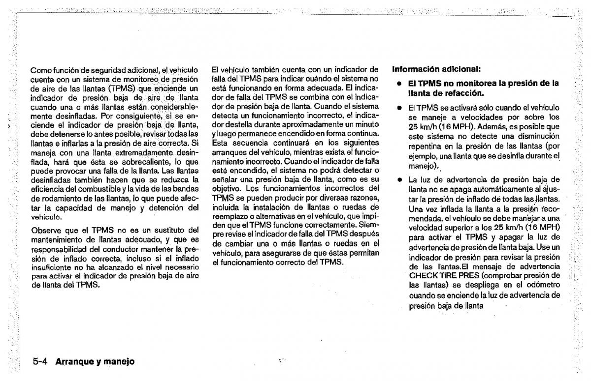 Nissan Pathfinder III 3 manual del propietario / page 364